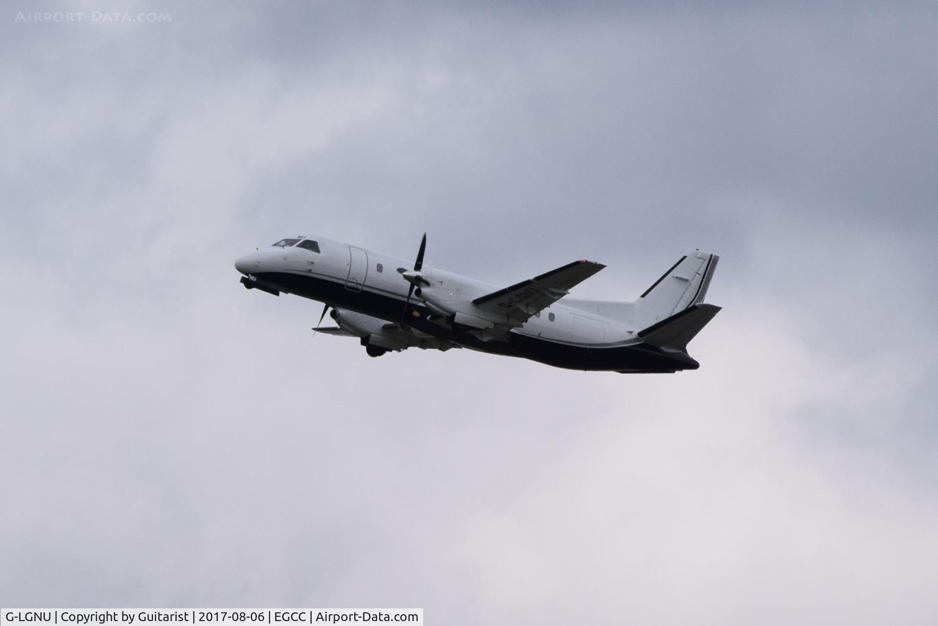 G-LGNU, 1991 Saab 340B C/N 340B-223, At Manchester
