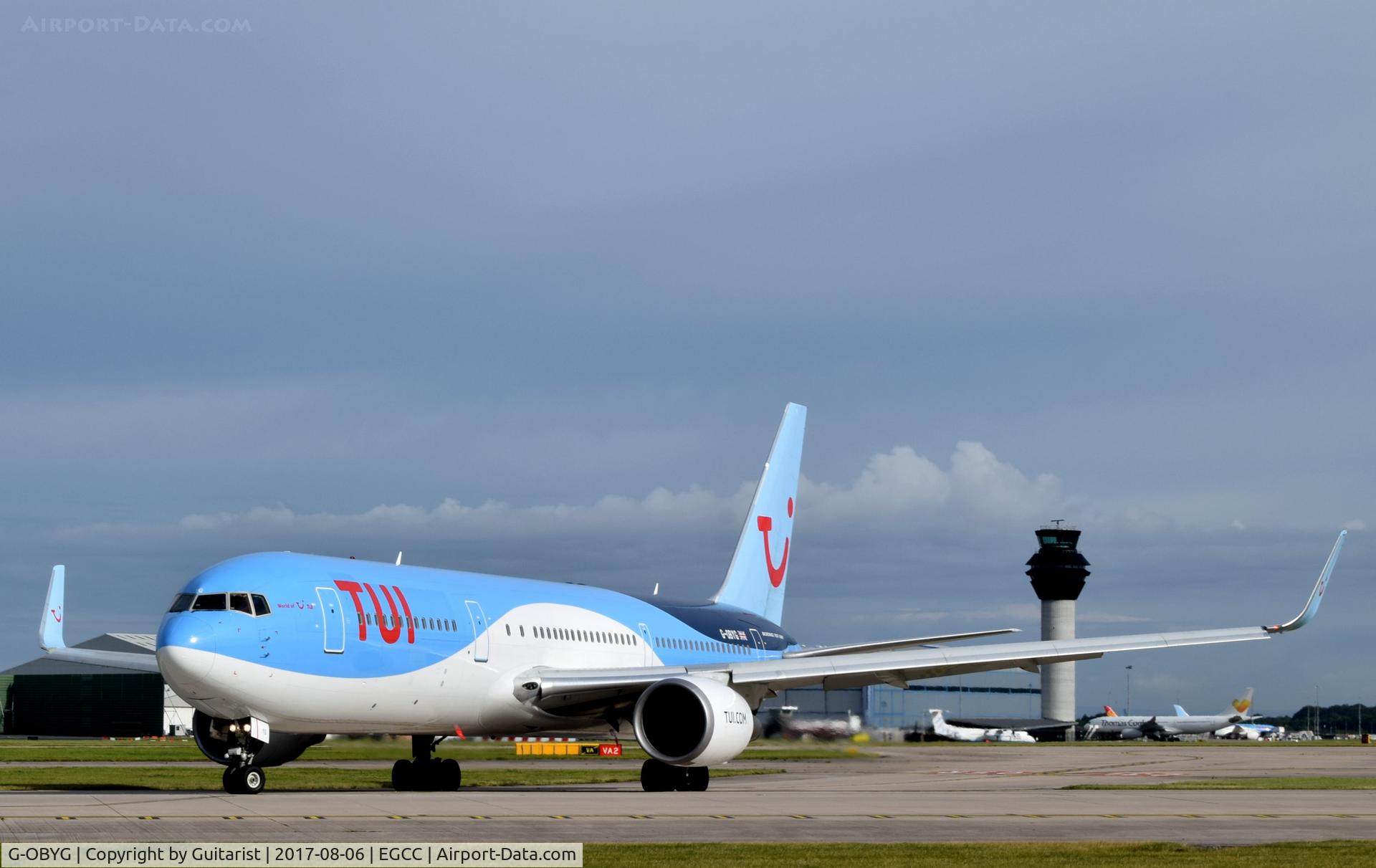 G-OBYG, 1999 Boeing 767-304 C/N 29137, At Manchester