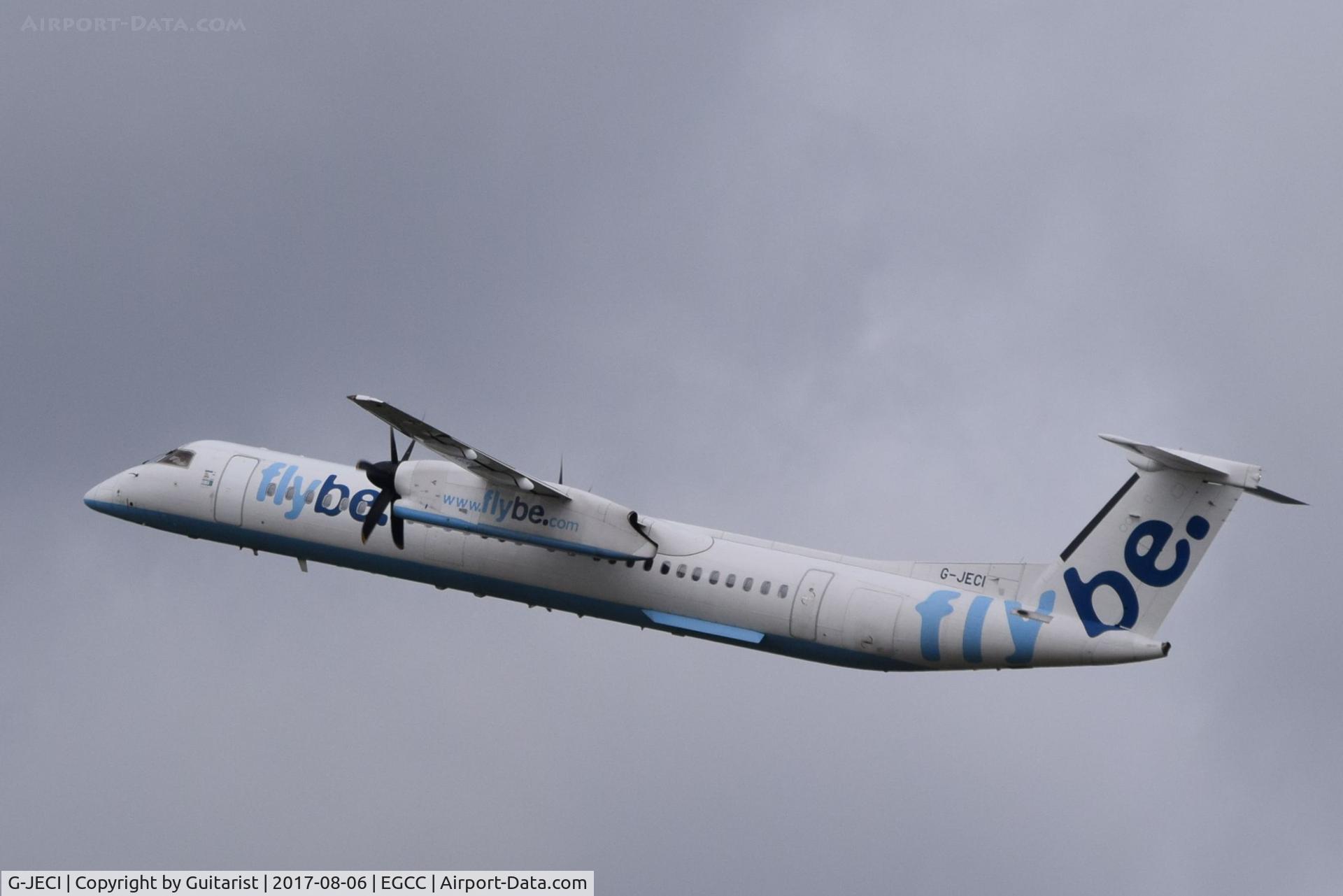 G-JECI, 2005 De Havilland Canada DHC-8-402Q Dash 8 C/N 4105, At Manchester