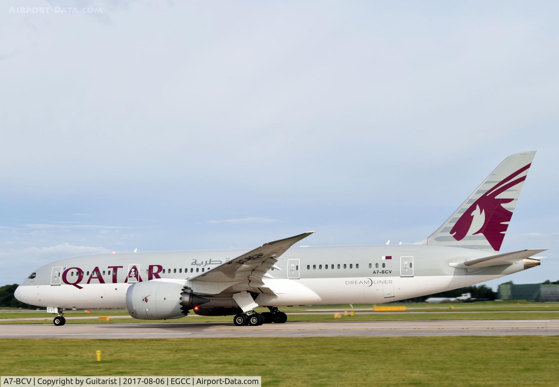 A7-BCV, 2015 Boeing 787-8 Dreamliner Dreamliner C/N 38340, At Manchester