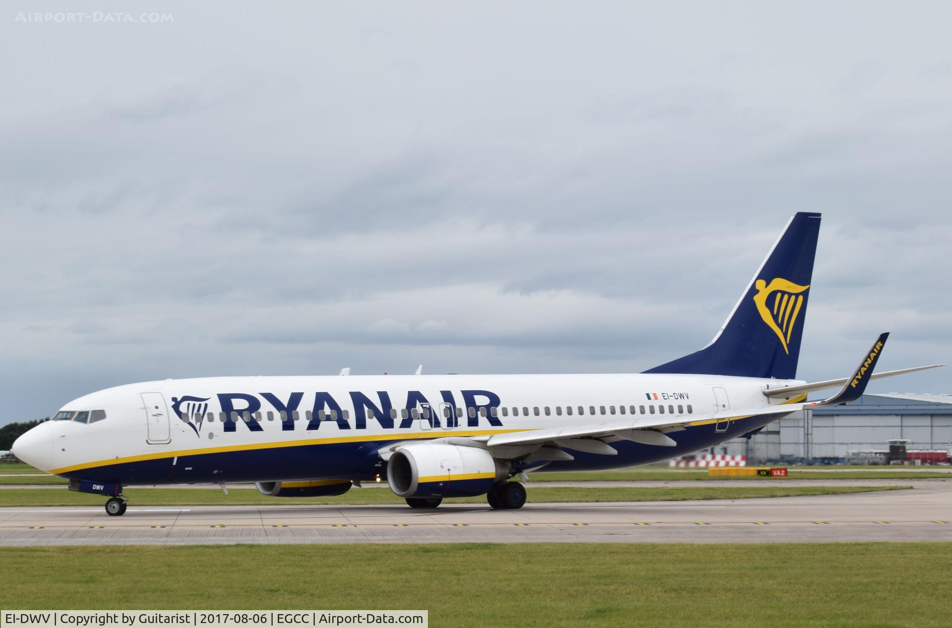 EI-DWV, 2008 Boeing 737-8AS C/N 33627, At Manchester