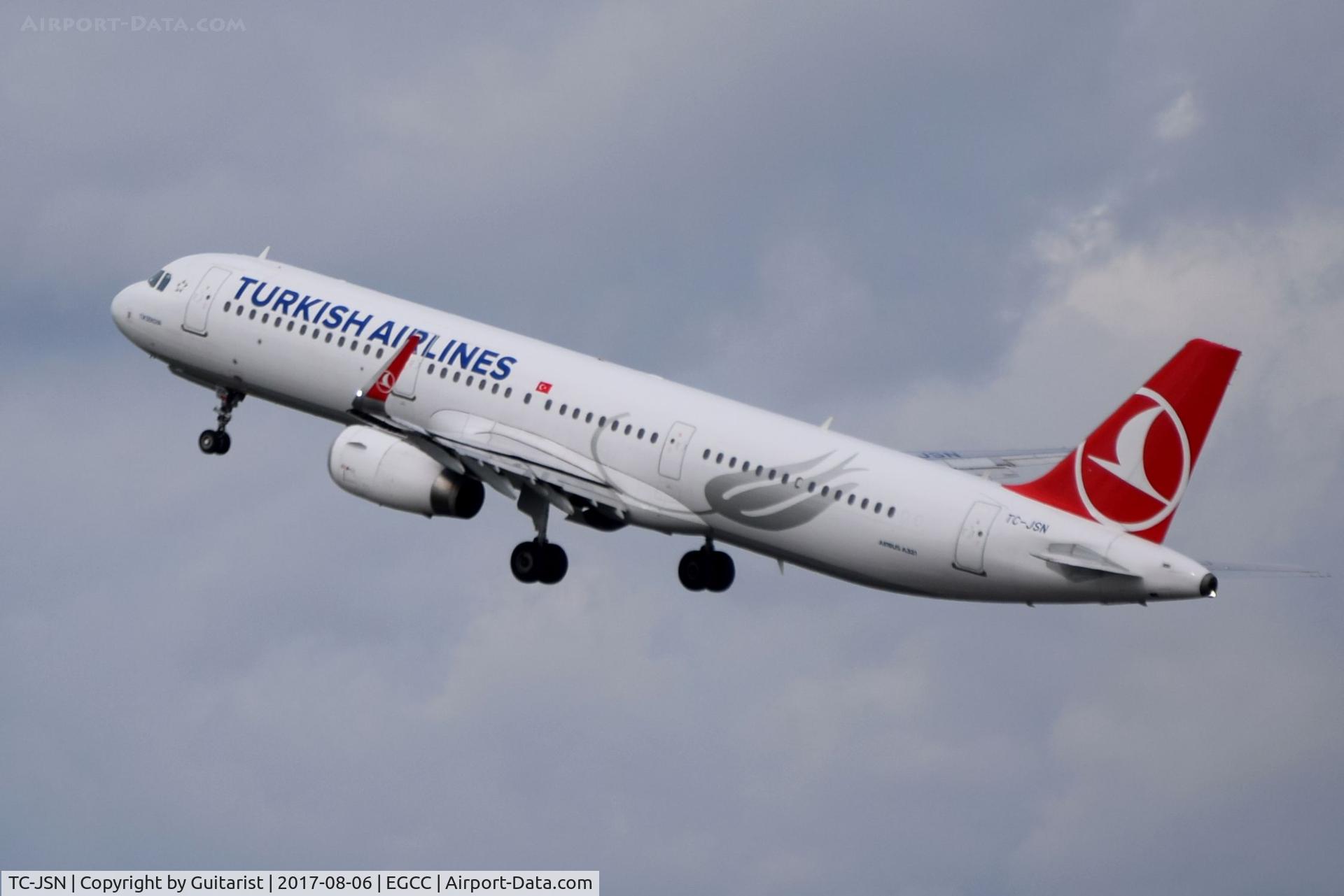 TC-JSN, 2015 Airbus A321-231 C/N 6508, At Manchester