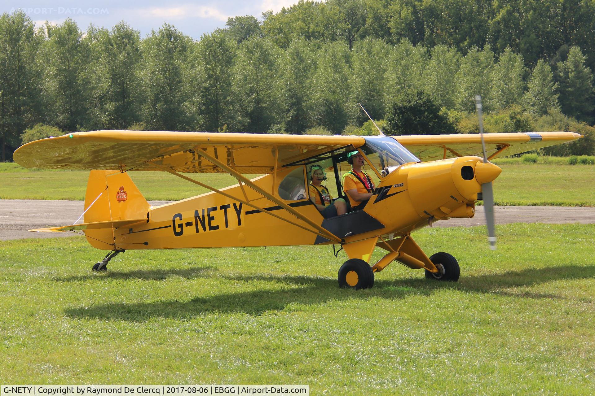 G-NETY, 1994 Piper PA-18-150 Super Cub C/N 1809108, Tailwheelmeet at Overboelare / Geraardsbergen.