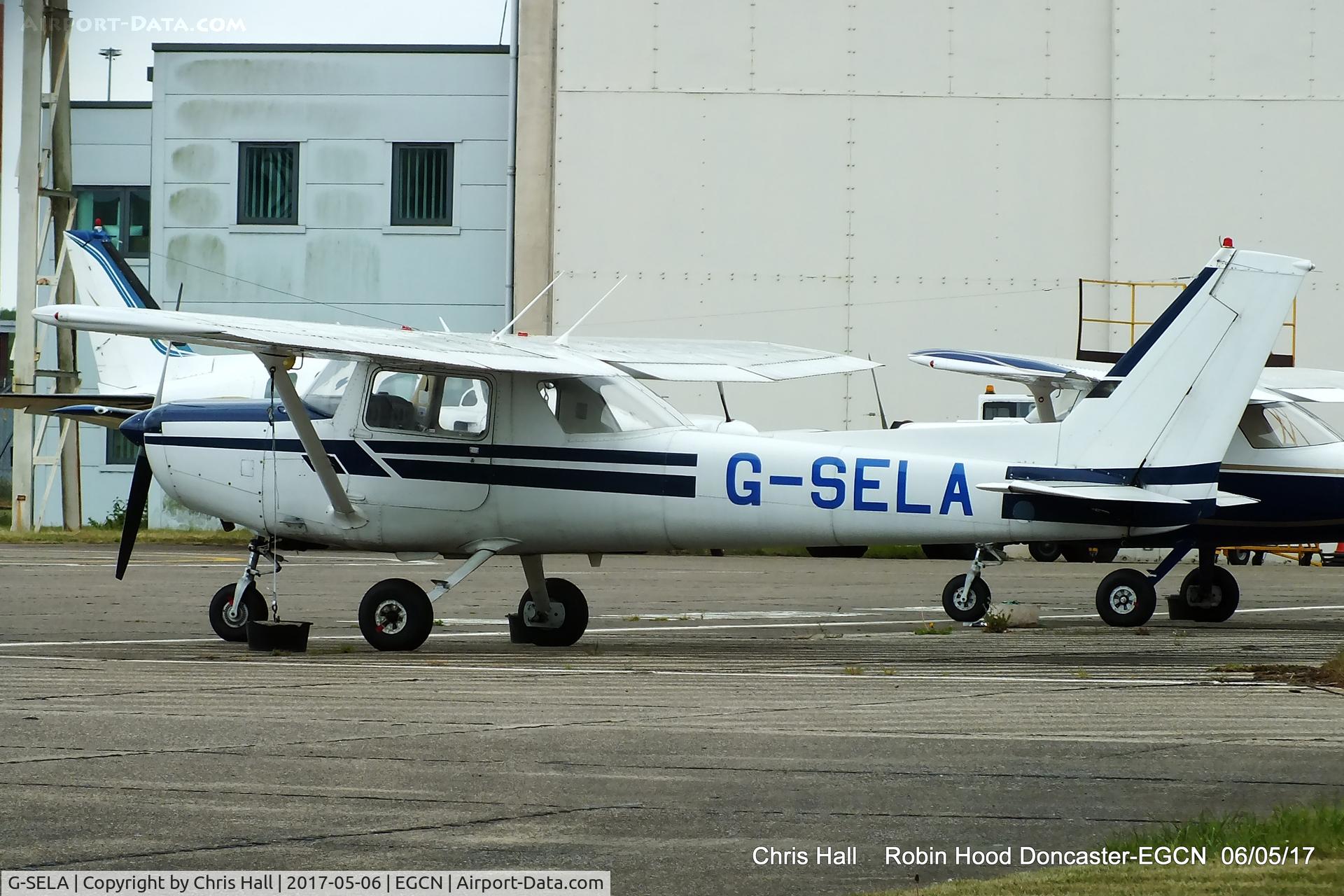 G-SELA, 1979 Cessna 152 C/N 152-82590, at Robin Hood Doncaster
