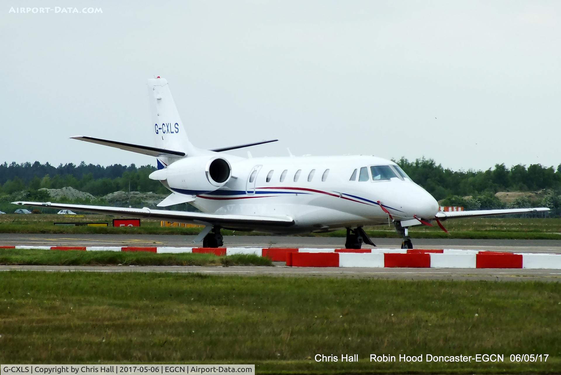 G-CXLS, 2006 Cessna 560XL Citation XLS C/N 560-5613, at Robin Hood Doncaster