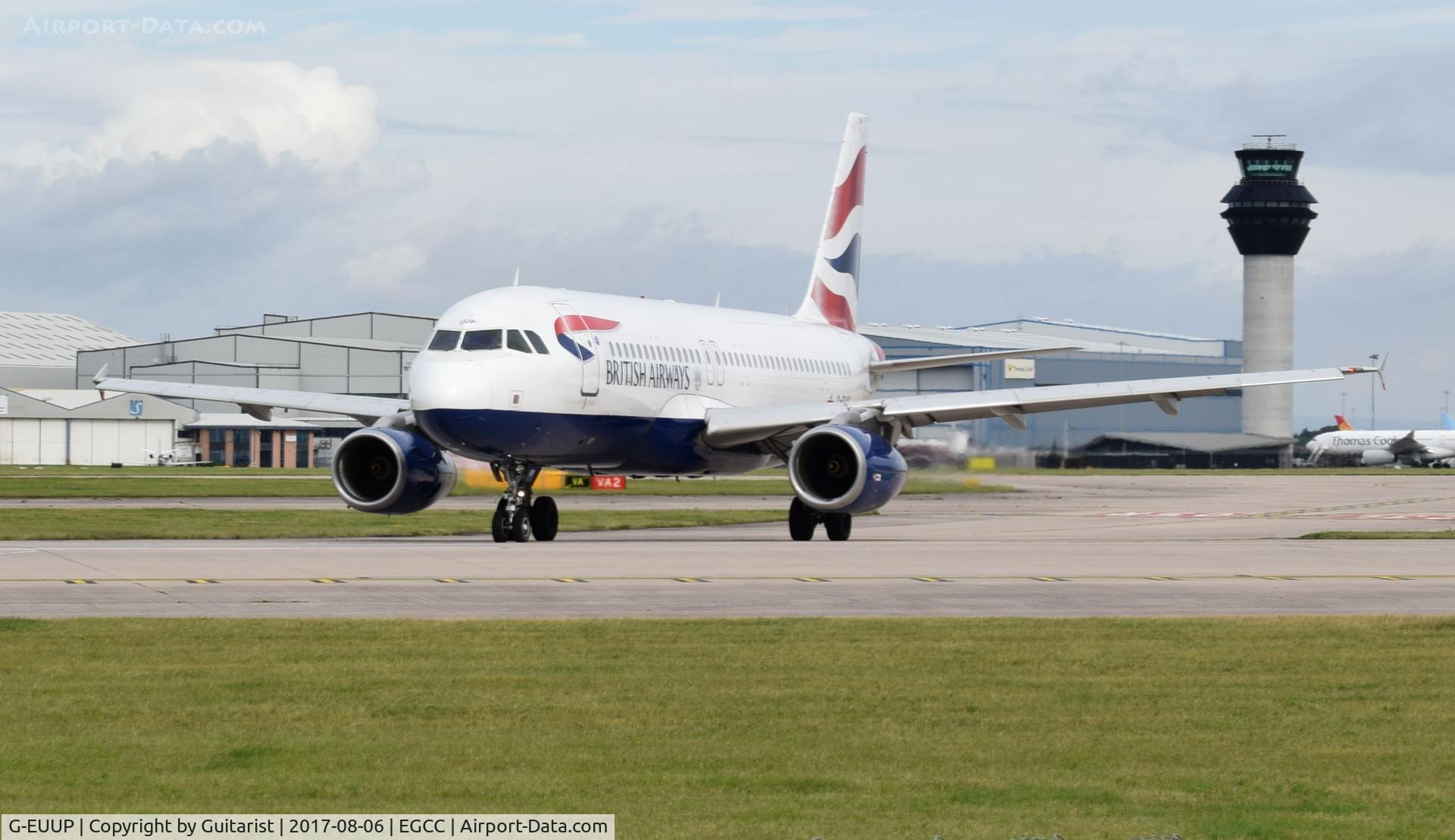 G-EUUP, 2003 Airbus A320-232 C/N 2038, At Manchester