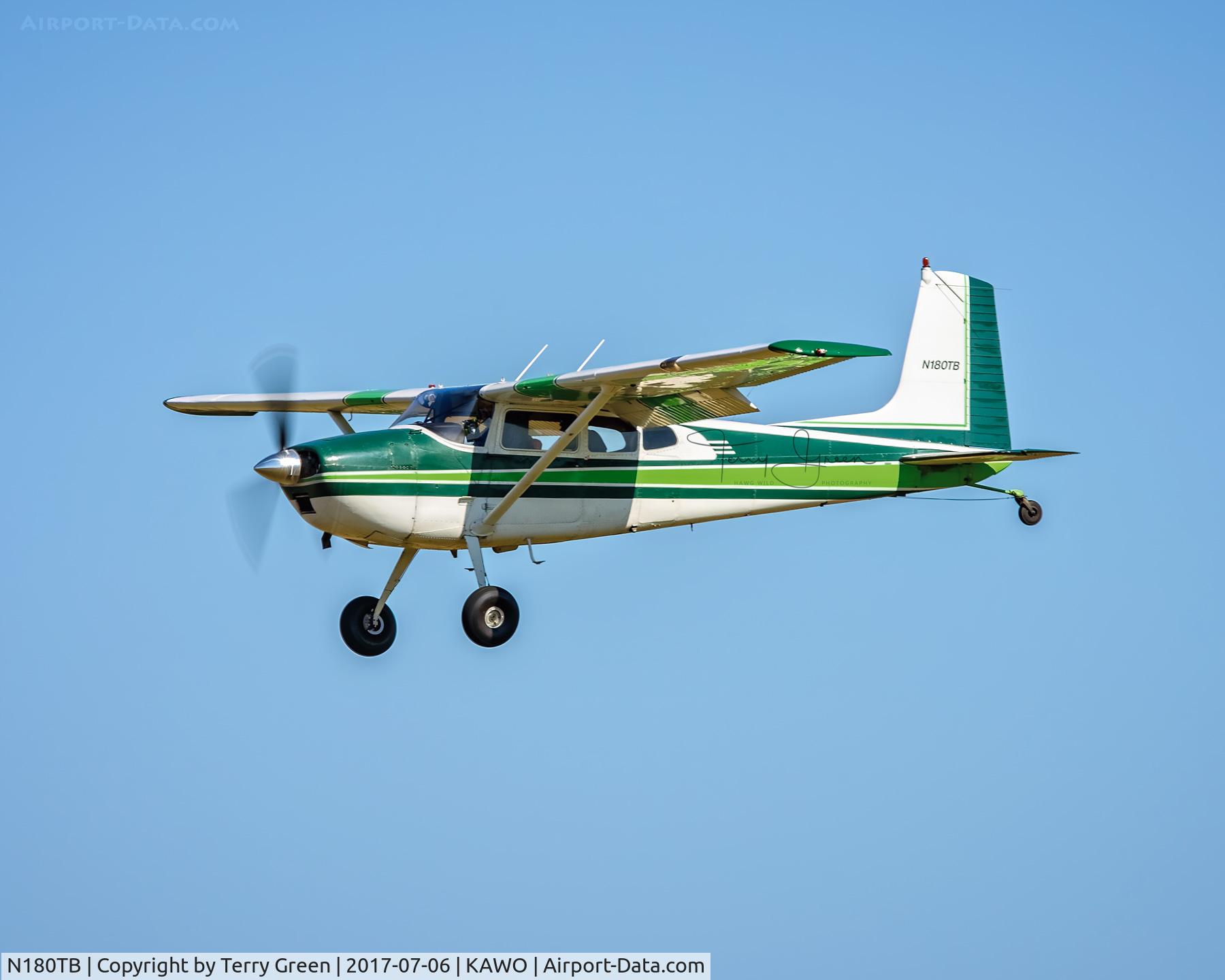 N180TB, 1963 Cessna 180F C/N 18051273, KAWO