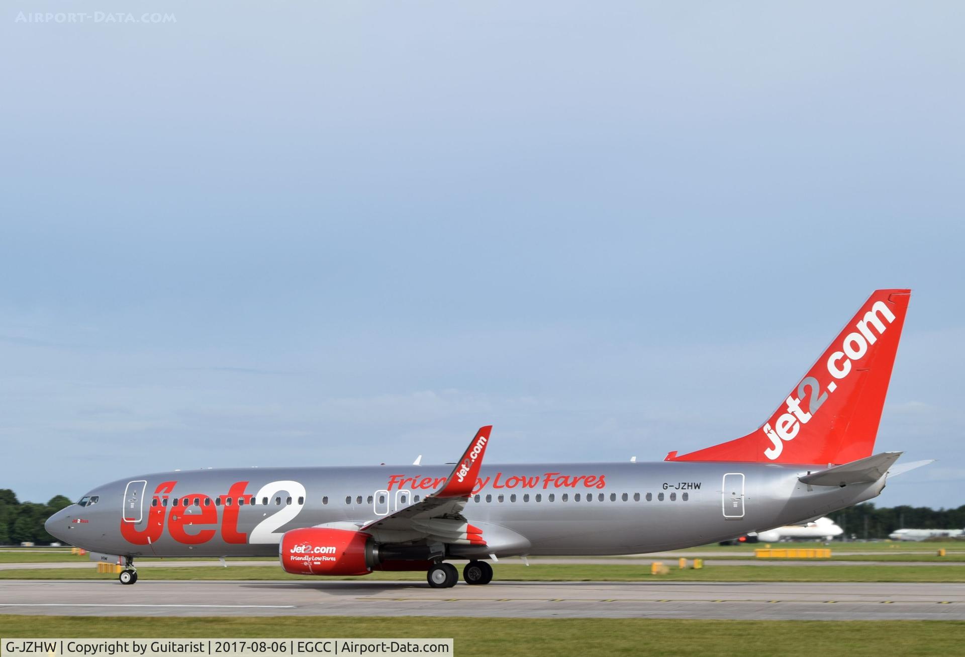 G-JZHW, 2016 Boeing 737-800 C/N 63153, At Manchester