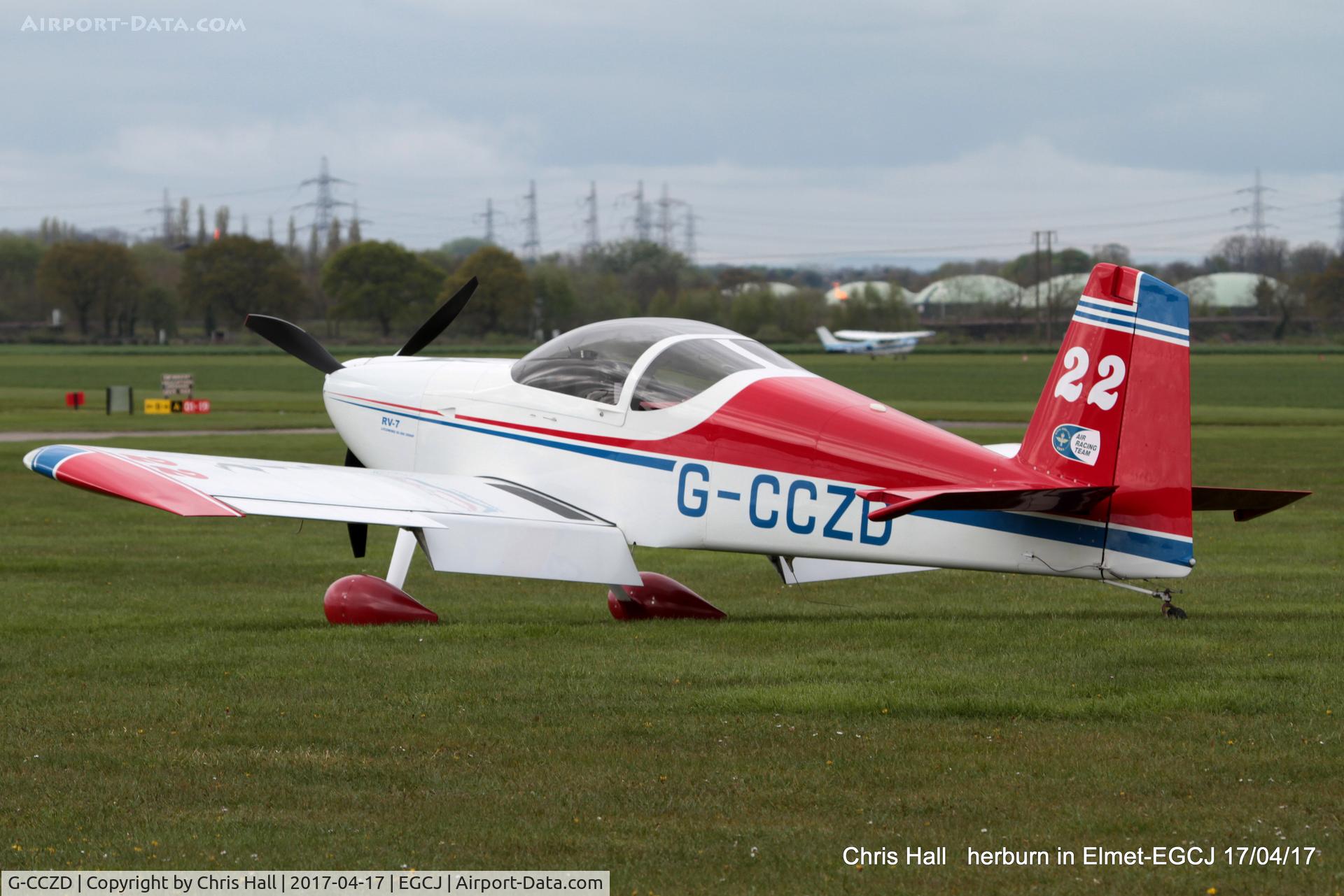 G-CCZD, 2004 Vans RV-7 C/N PFA 323-14087, at Sherburn in Elmet