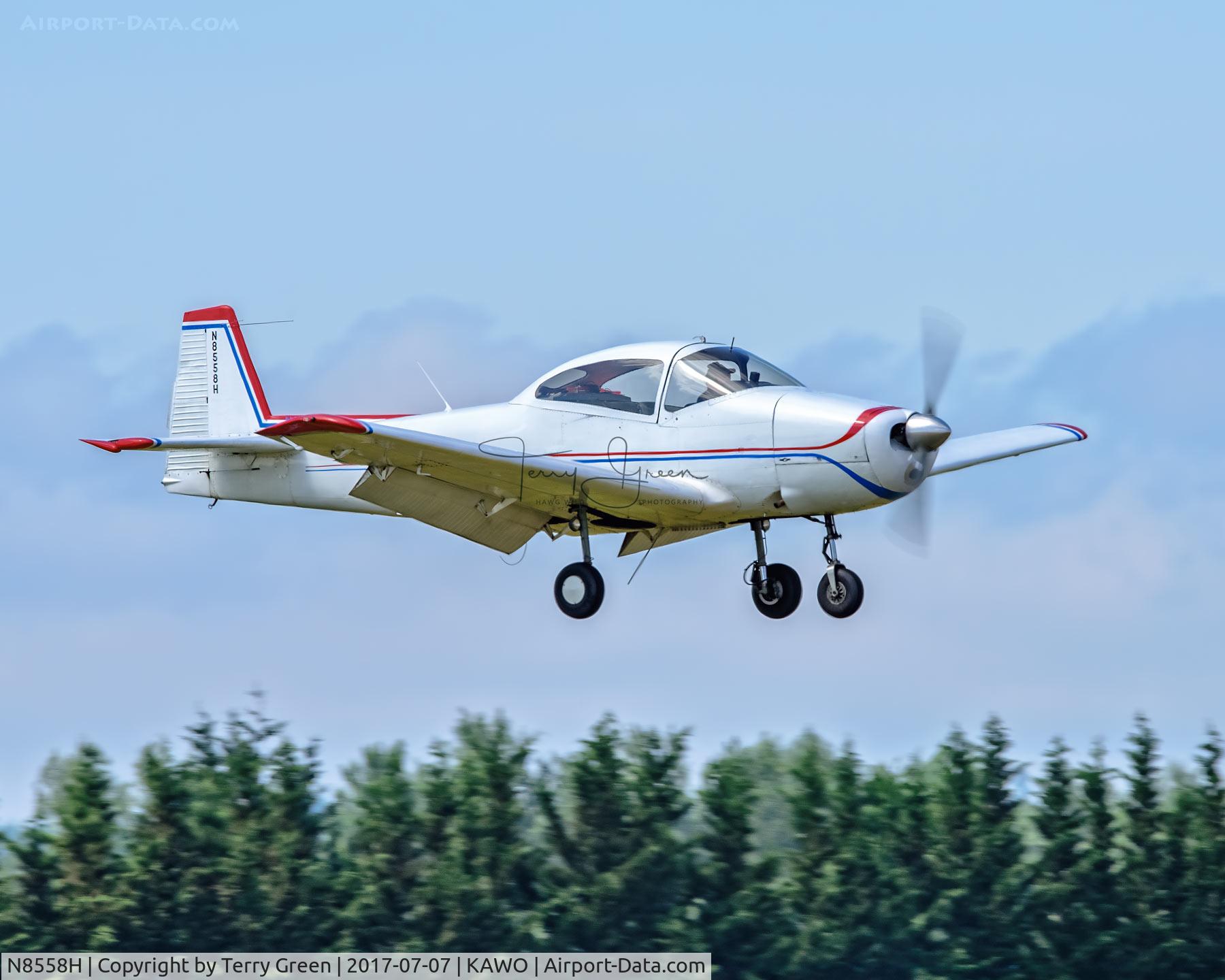 N8558H, 1947 North American Navion (NA-145) C/N NAV-4-610, KAWO