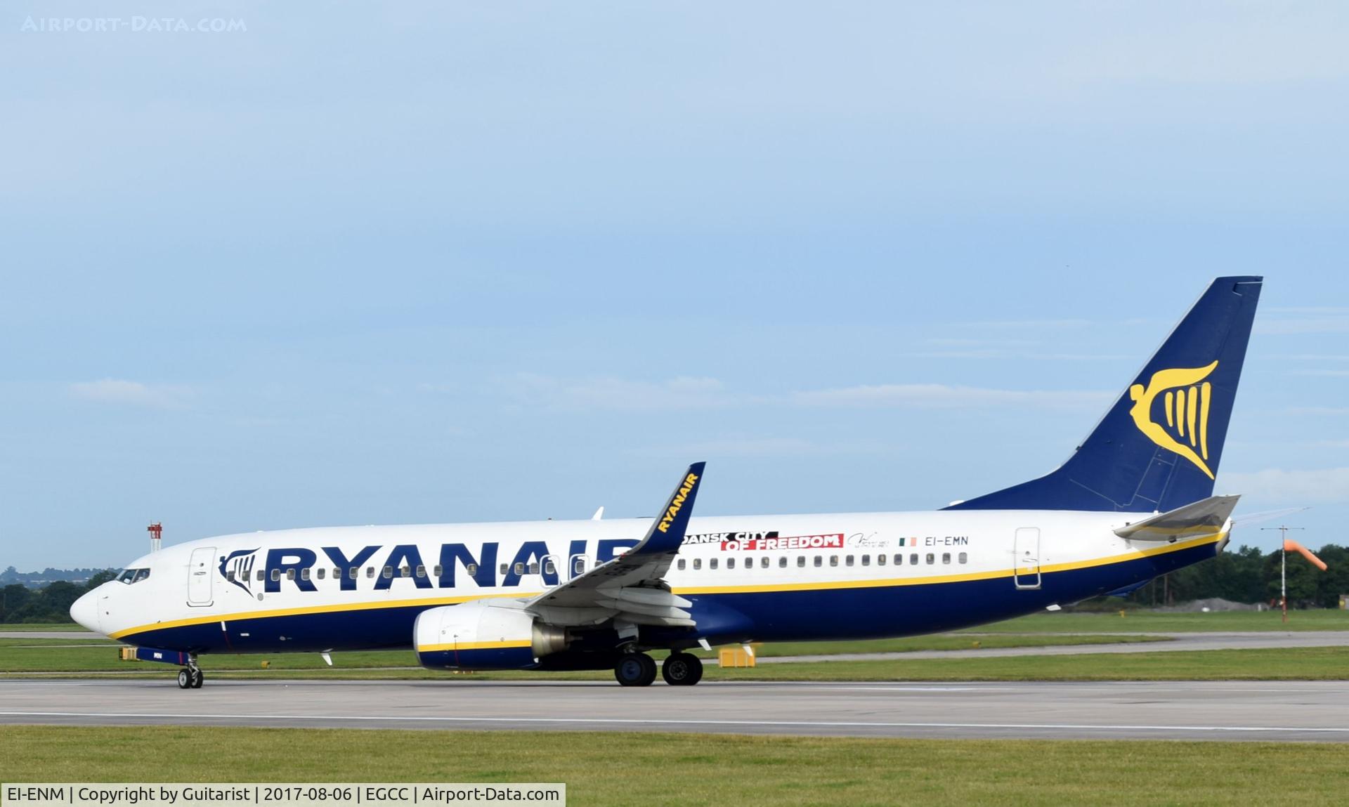 EI-ENM, 2010 Boeing 737-8AS C/N 35038, At Manchester