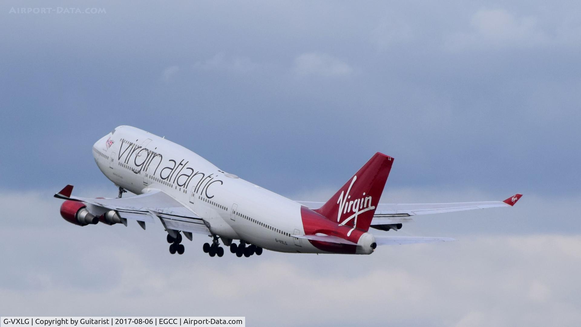 G-VXLG, 1998 Boeing 747-41R C/N 29406, At Manchester