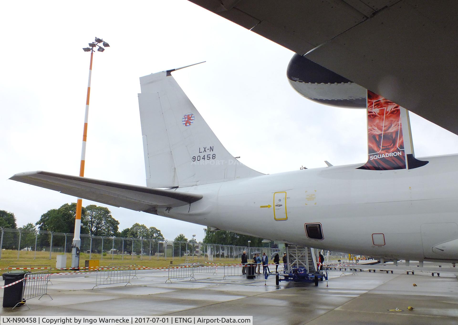 LX-N90458, Boeing E-3A Sentry C/N 22853, Boeing E-3A Sentry of the NAEW&C E-3A Component at the NAEWF 35 years jubilee display Geilenkirchen 2017