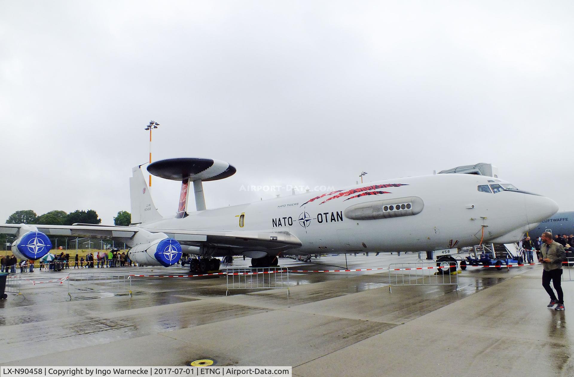 LX-N90458, Boeing E-3A Sentry C/N 22853, Boeing E-3A Sentry of the NAEW&C E-3A Component at the NAEWF 35 years jubilee display Geilenkirchen 2017