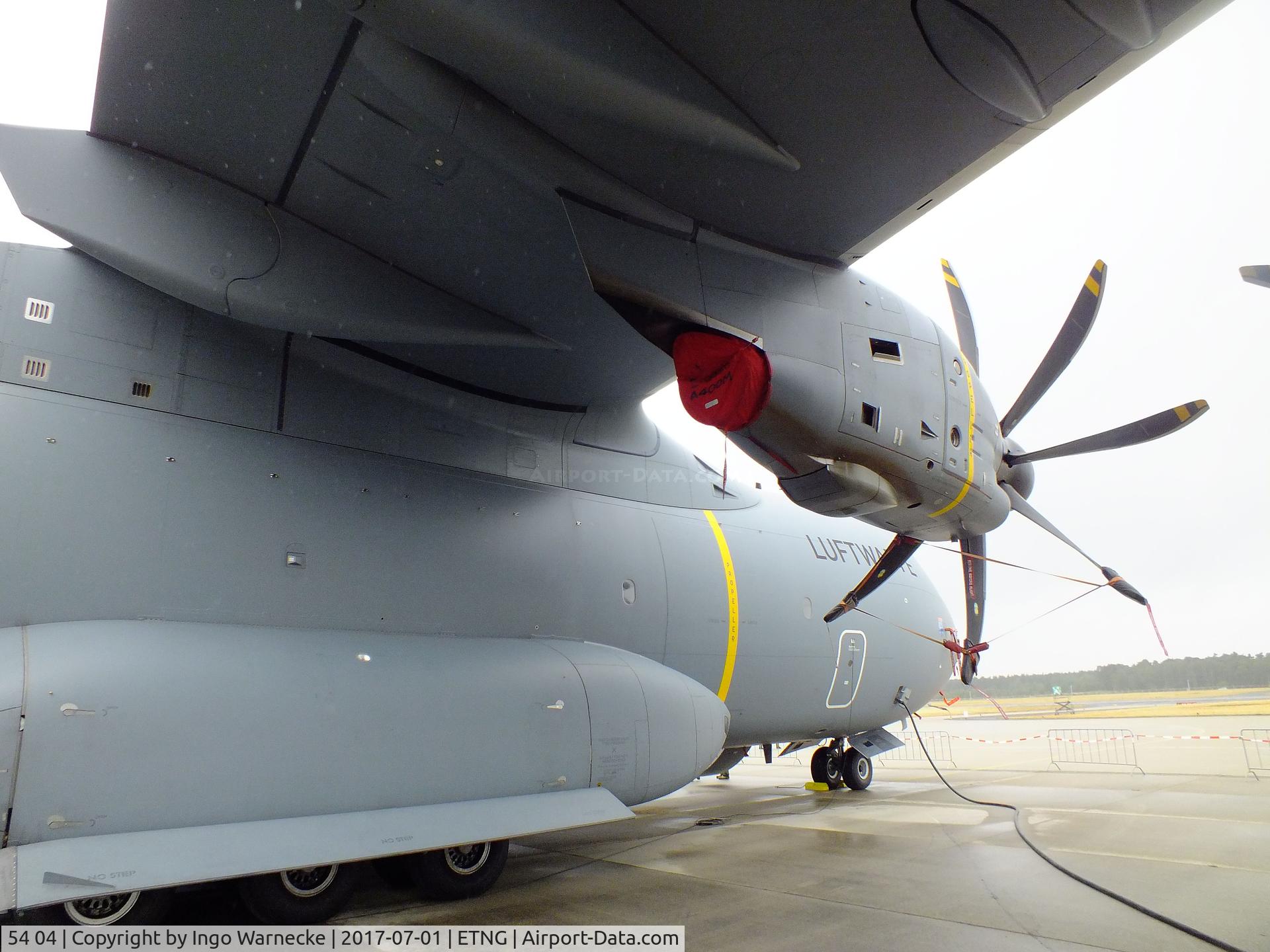 54 04, 2016 Airbus A400M Atlas C/N 035, Airbus A400M Atlas of the Luftwaffe (German Air Force) at the NAEWF 35 years jubilee display Geilenkirchen 2017