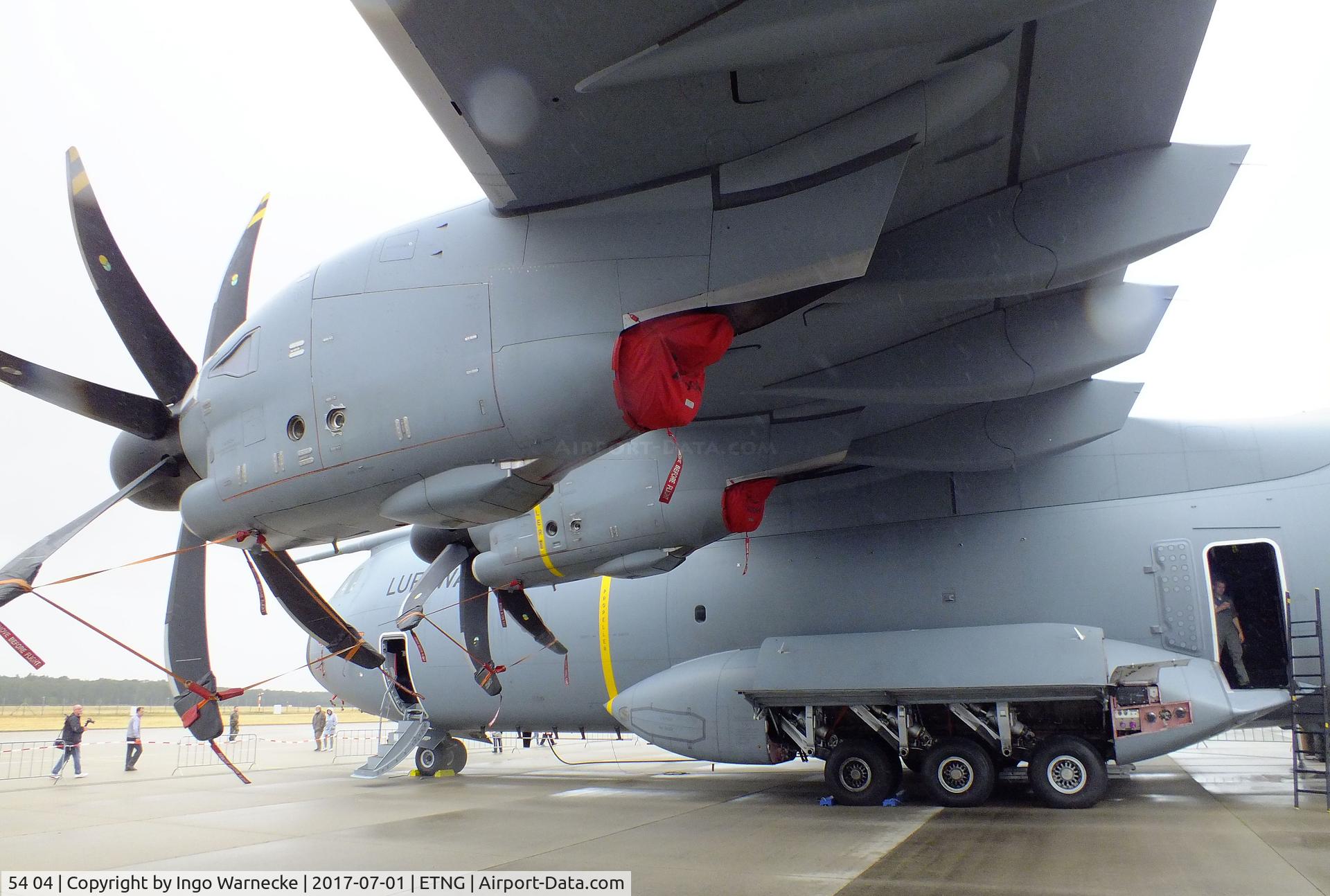 54 04, 2016 Airbus A400M Atlas C/N 035, Airbus A400M Atlas of the Luftwaffe (German Air Force) at the NAEWF 35 years jubilee display Geilenkirchen 2017