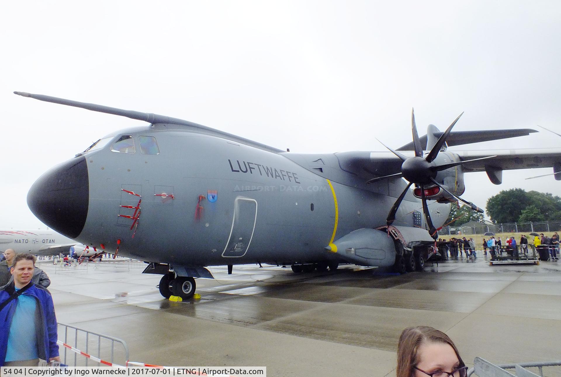 54 04, 2016 Airbus A400M Atlas C/N 035, Airbus A400M Atlas of the Luftwaffe (German Air Force) at the NAEWF 35 years jubilee display Geilenkirchen 2017