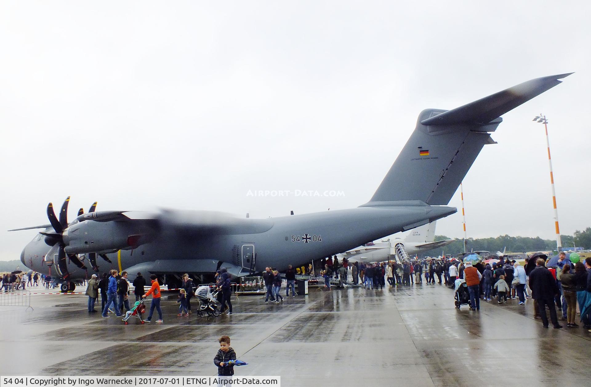 54 04, 2016 Airbus A400M Atlas C/N 035, Airbus A400M Atlas of the Luftwaffe (German Air Force) at the NAEWF 35 years jubilee display Geilenkirchen 2017