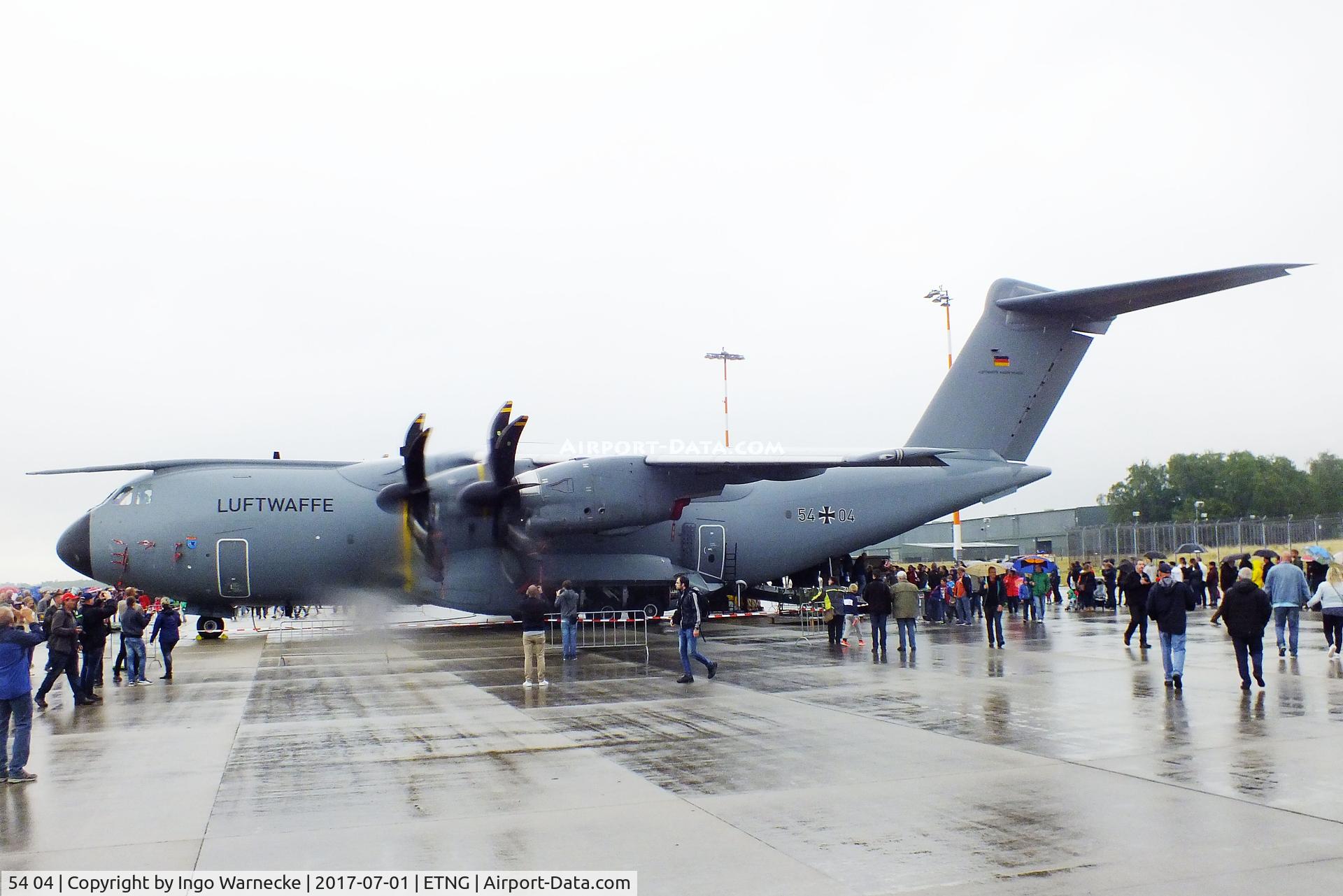 54 04, 2016 Airbus A400M Atlas C/N 035, Airbus A400M Atlas of the Luftwaffe (German Air Force) at the NAEWF 35 years jubilee display Geilenkirchen 2017