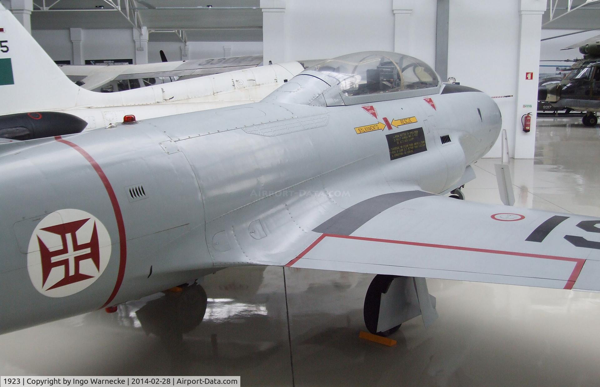 1923, 1957 Lockheed T-33A Shooting Star C/N 580-1189, Lockheed T-33A at the Museu do Ar, Sintra