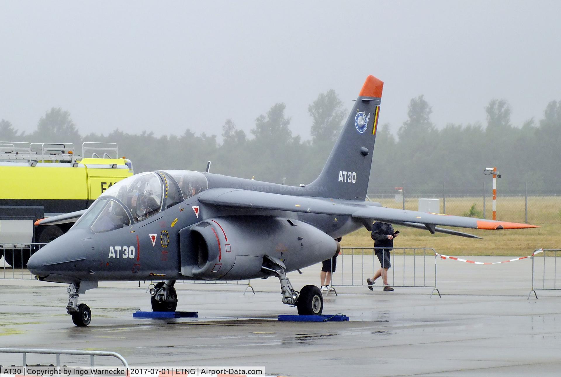AT30, Dassault-Dornier Alpha Jet 1B C/N B30/1145, Dassault-Breguet/Dornier Alpha Jet 1B of the Force Aerienne Belge at the NAEWF 35 years jubilee display Geilenkirchen 2017