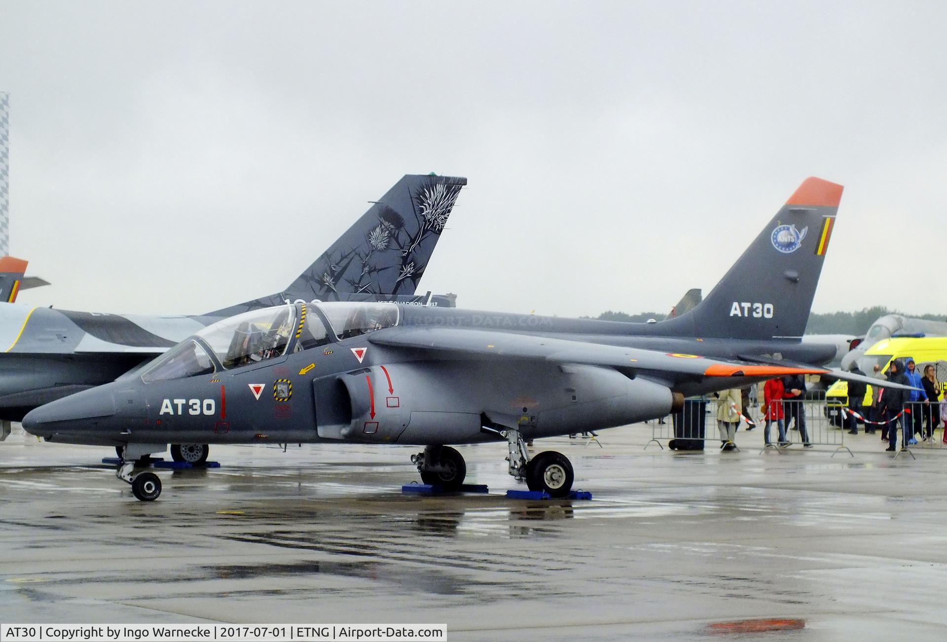 AT30, Dassault-Dornier Alpha Jet 1B C/N B30/1145, Dassault-Breguet/Dornier Alpha Jet 1B of the Force Aerienne Belge at the NAEWF 35 years jubilee display Geilenkirchen 2017