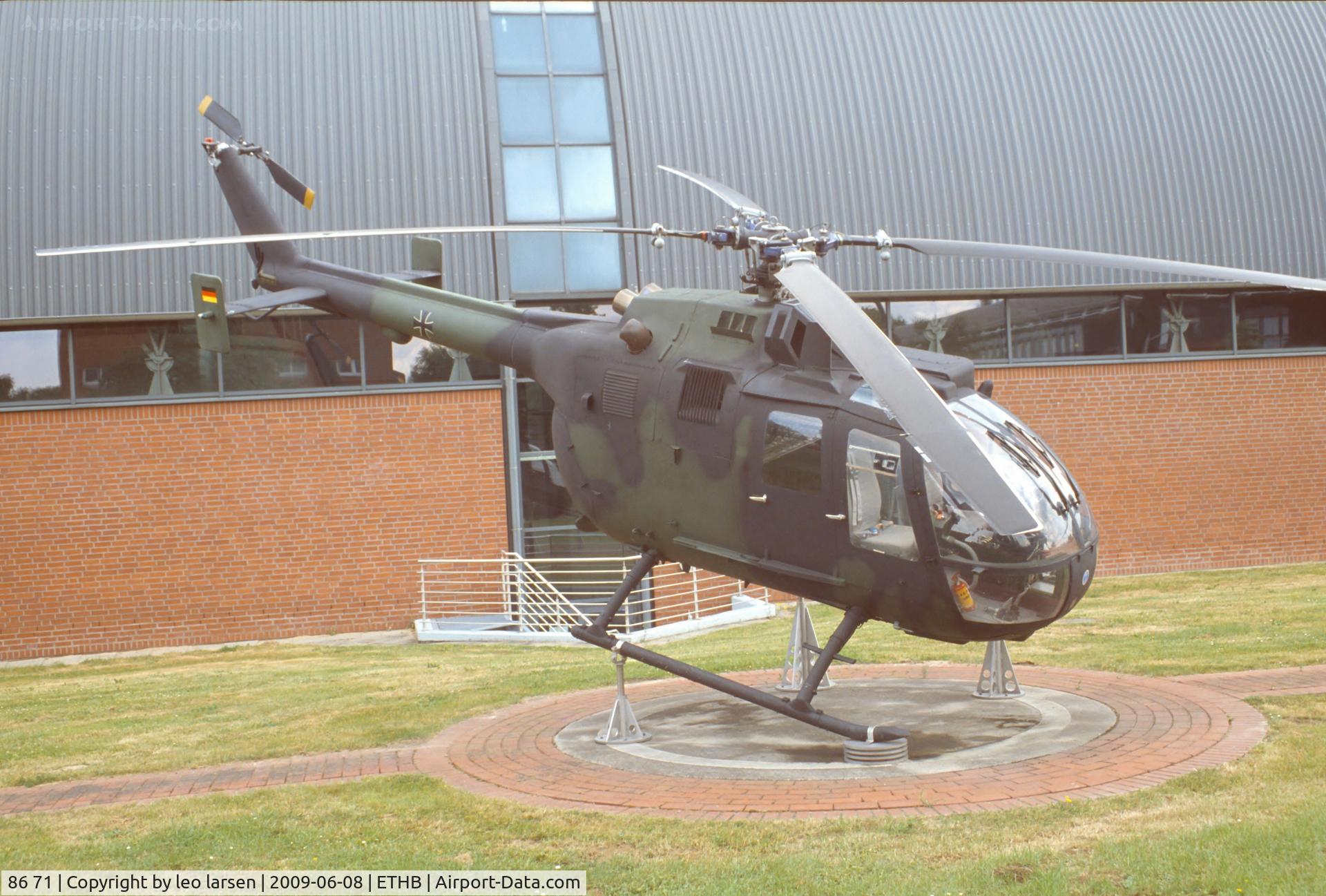 86 71, Bolkow BO-105P1 C/N 6071, Bückeburg 8.6.2009