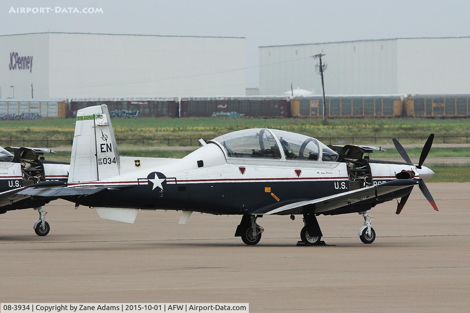 08-3934, 2008 Raytheon T-6A Texan II C/N PT-493, At Alliance Airport - Fort Worth,TX