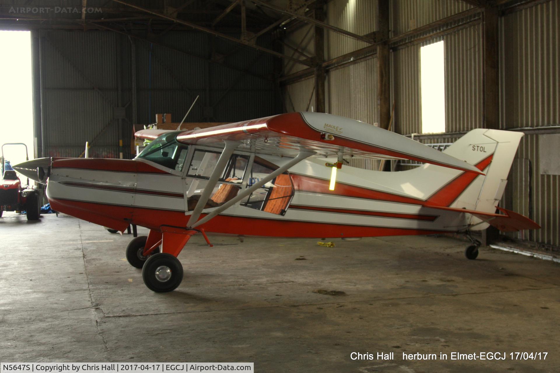 N5647S, 1980 Maule M-5-235C Lunar Rocket C/N 7345C, at Sherburn in Elmet