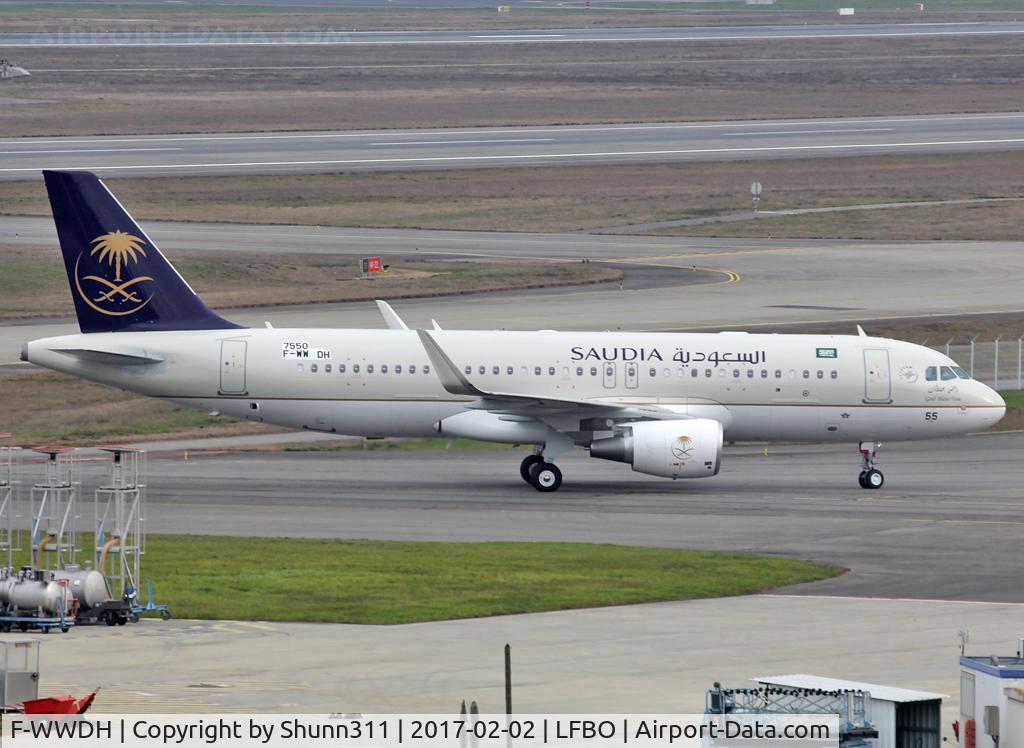F-WWDH, 2017 Airbus A320-214 C/N 7550, C/n 7550 - to HZ-AS55