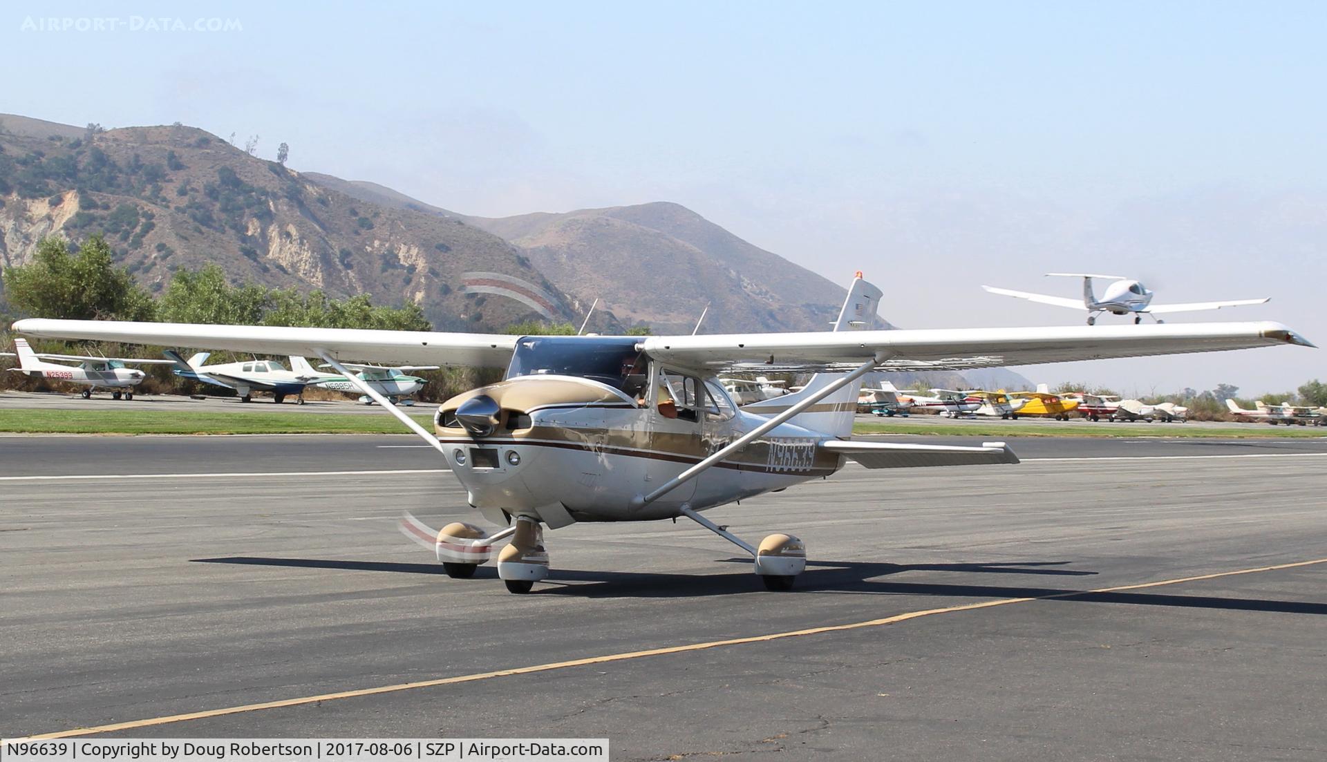 N96639, 1979 Cessna 182Q Skylane C/N 18266789, 1979 Cessna 182Q SKYLANE II, Continental O-470 260 Hp upgrade by STC, taxi back