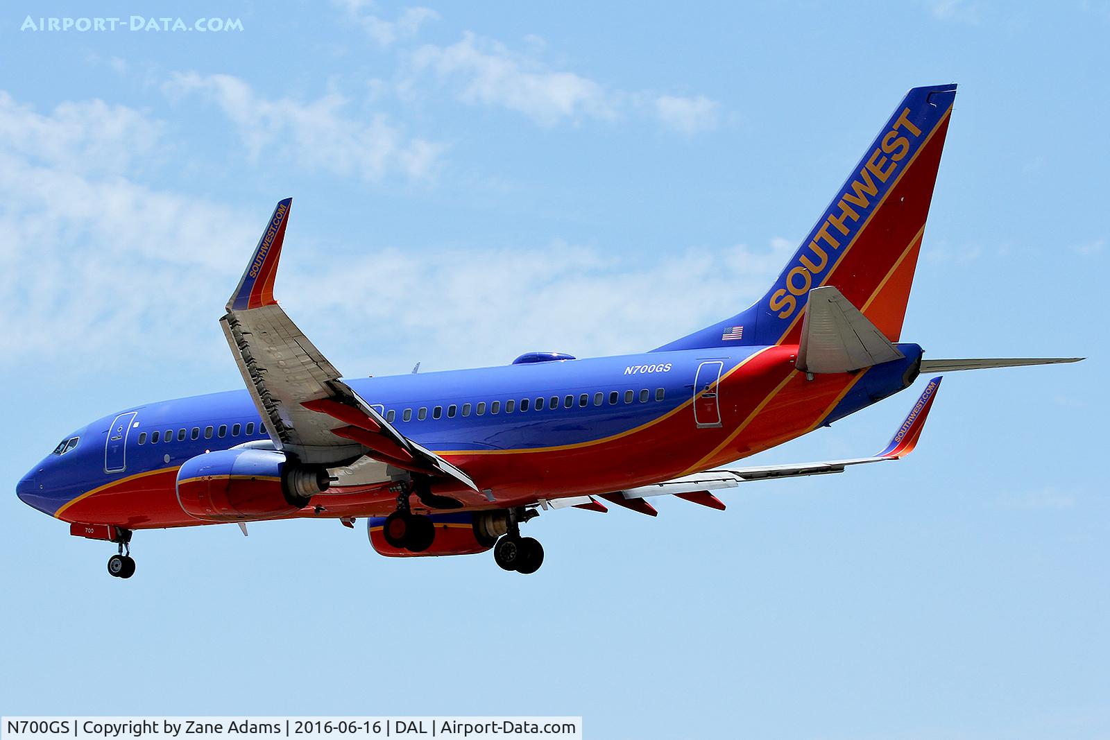 N700GS, 1997 Boeing 737-7H4 C/N 27835, At Dallas Love Field