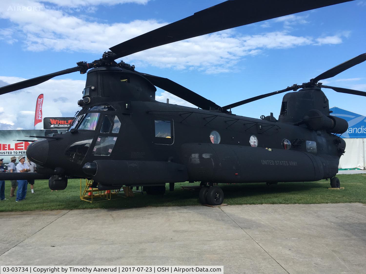 03-03734, Boeing Vertol MH-47G Chinook C/N M.3734, 1982 Boeing Vertol MH-47G Chinook, c/n: M.3734