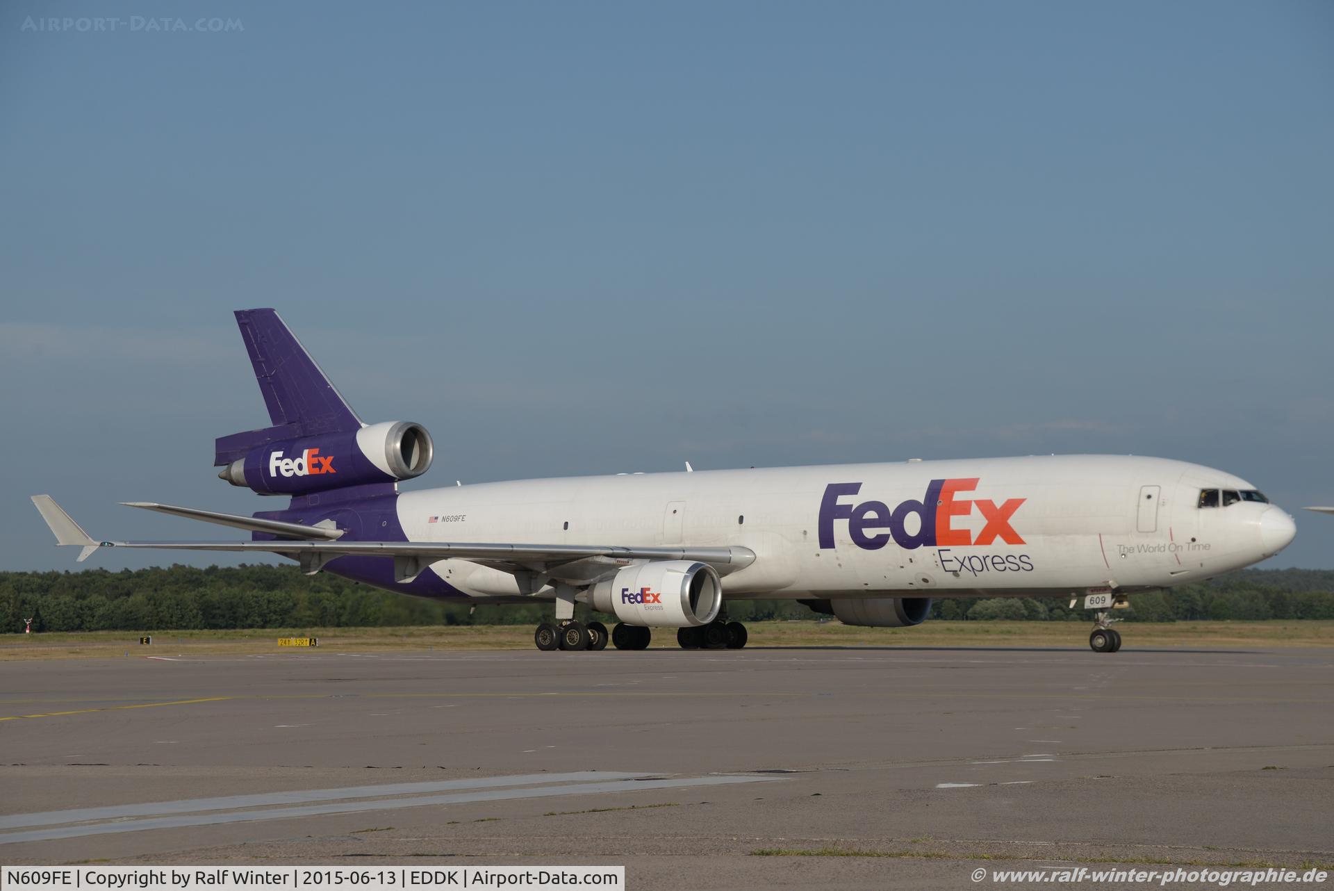 N609FE, 1993 McDonnell Douglas MD-11F C/N 48549, McDonnell Douglas MD-11F - FX FDX Federal Express - 48549 - N609FE - 13.06.2015 - CGN