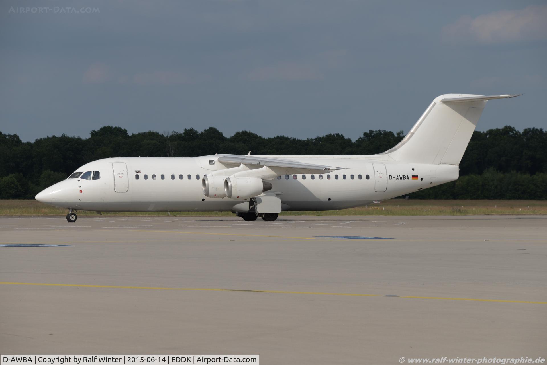 D-AWBA, 1989 British Aerospace BAe.146-300 C/N E3134, British Aerospace BAe 146-300 - WL WDL WDL Aviation - E3134 - D-AWBA - 14.06.2015 - CGN