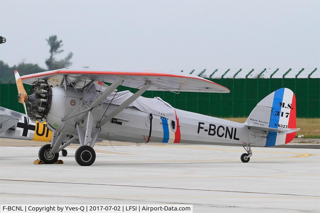 F-BCNL, Morane-Saulnier MS.317 C/N 6527, Morane-Saulnier MS.317, Static display, St Dizier-Robinson Air Base 113 (LFSI) Open day 2017