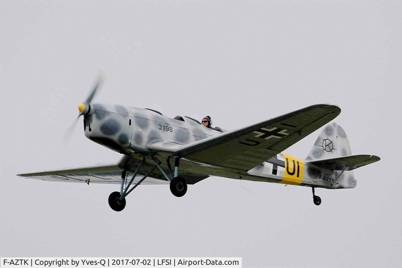 F-AZTK, 1940 Klemm Kl-35D C/N 1854, Klemm Kl-35D, On display, St Dizier-Robinson Air Base 113 (LFSI) Open day 2017