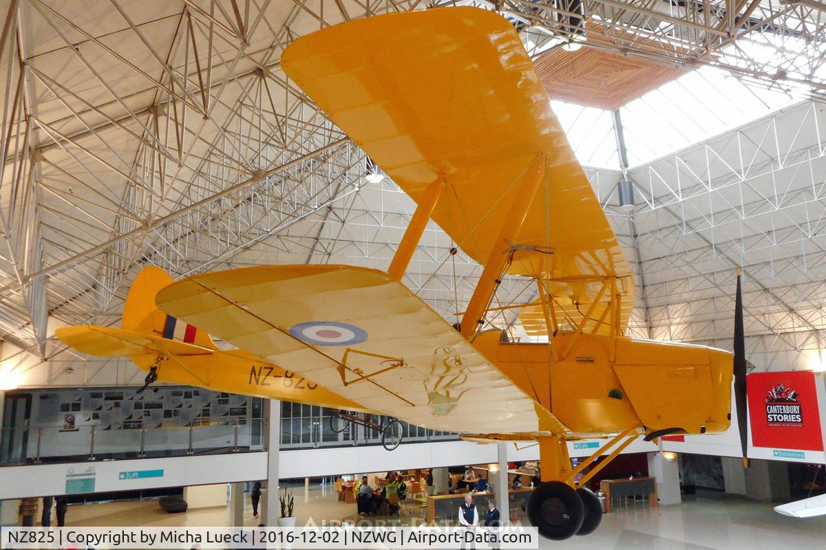 NZ825, 1944 De Havilland (New Zealand) DH-82A Tiger Moth C/N DHNZ161, At the Air Force Museum in Christchurch