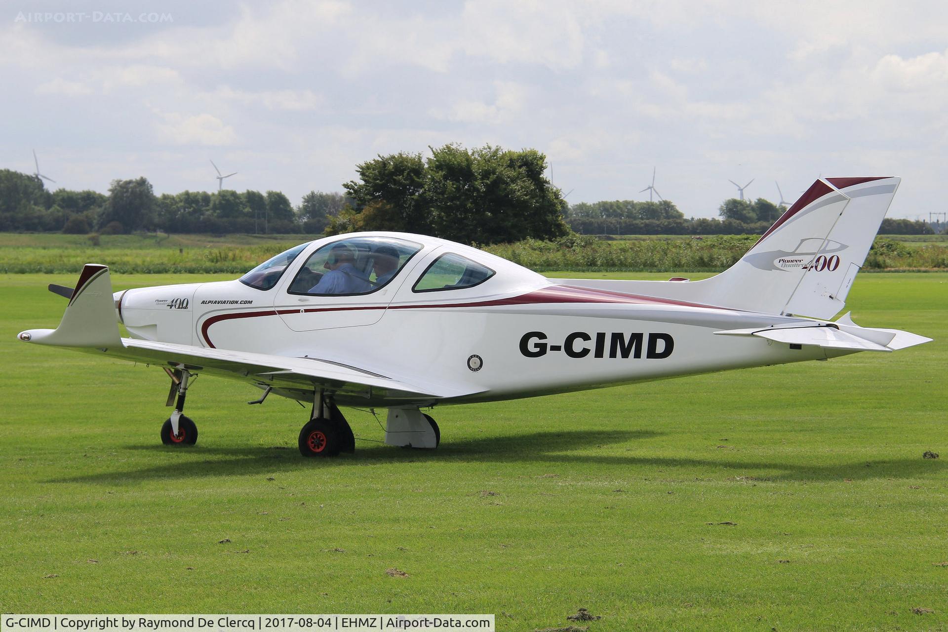 G-CIMD, 2015 Alpi Aviation Pioneer 400 C/N LAA 364-15302, At Midden Zeeland Airport.