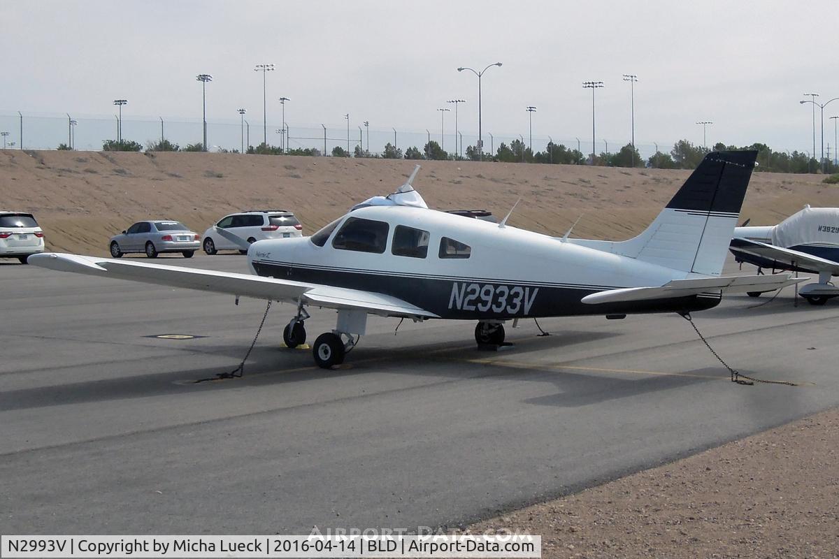 N2993V, 1947 Beech 35 Bonanza C/N D-391, At Boulder City