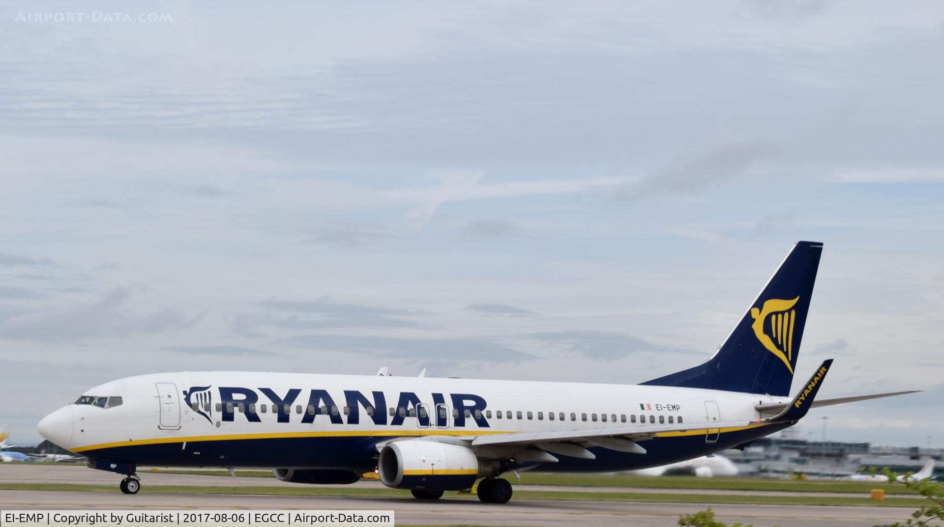 EI-EMP, 2010 Boeing 737-8AS C/N 40285, At Manchester