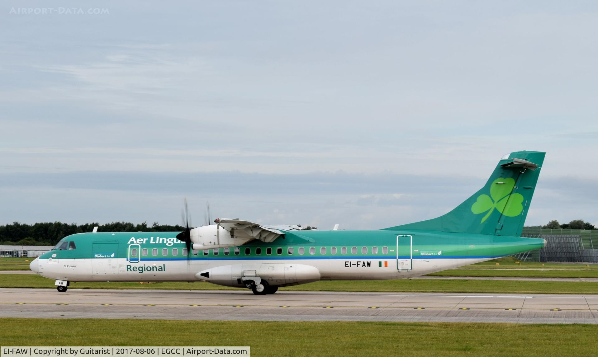 EI-FAW, 2013 ATR 72-600 (72-212A) C/N 1122, At Manchester