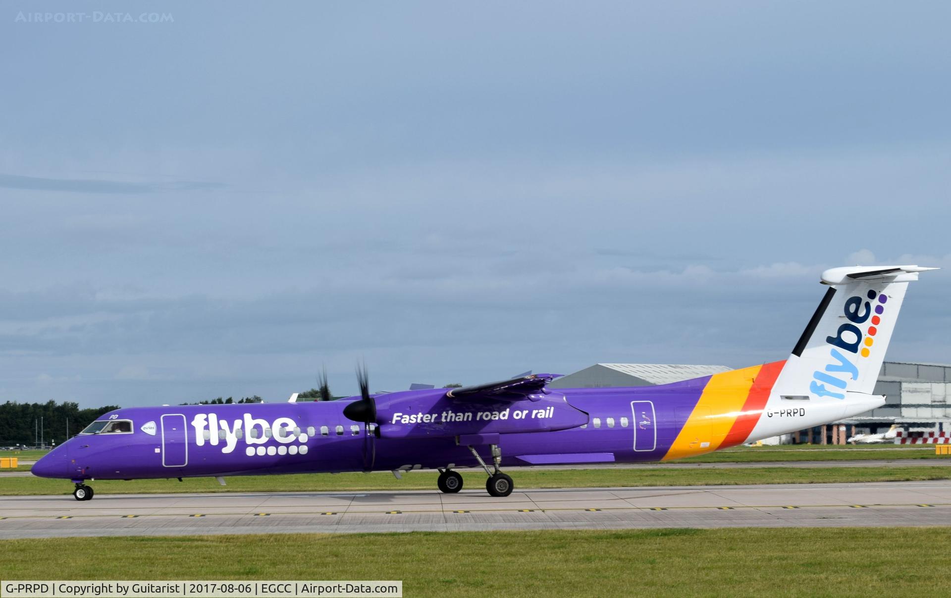 G-PRPD, 2010 Bombardier DHC-8-402 Dash 8 C/N 4332, At Manchester