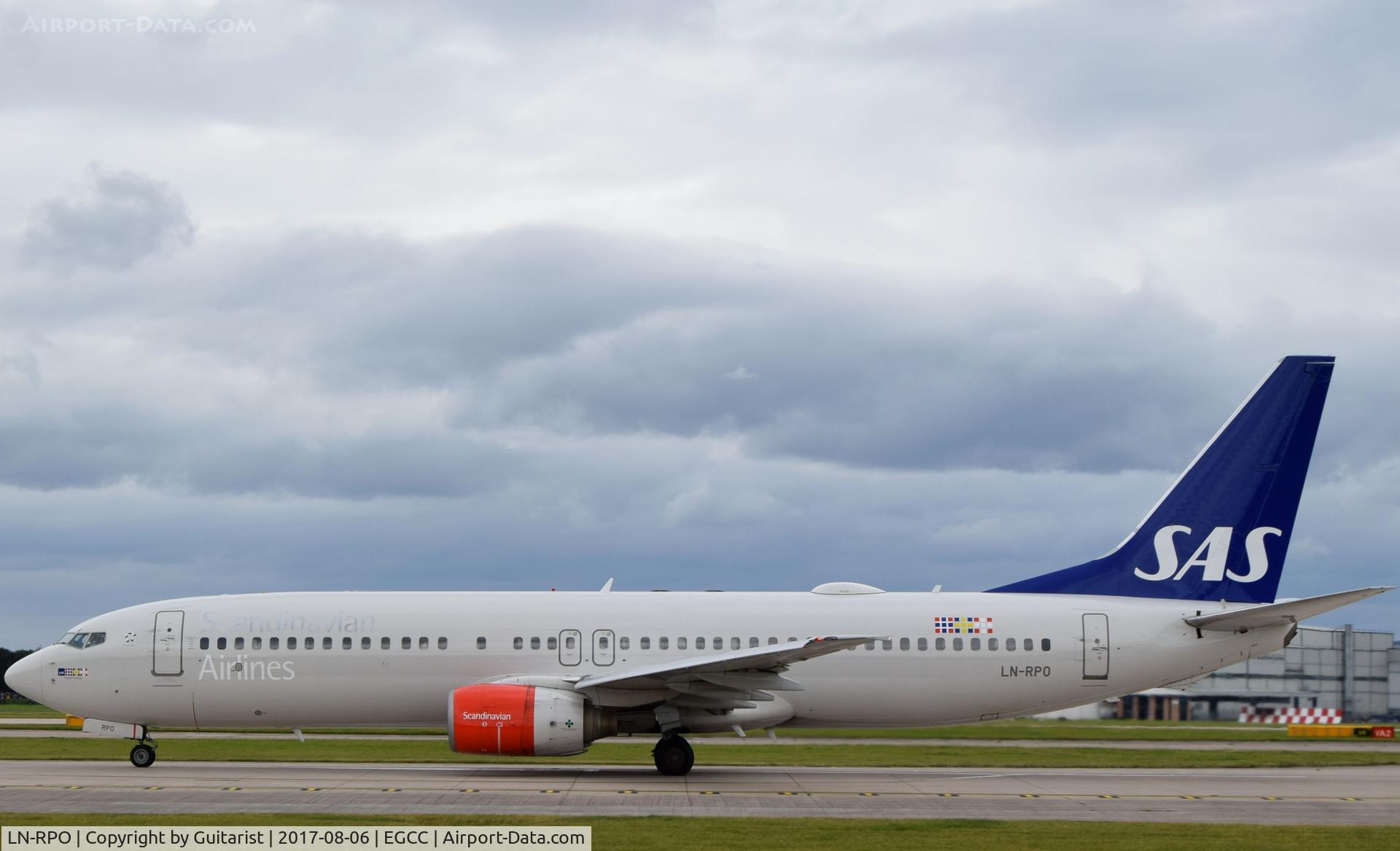 LN-RPO, 2000 Boeing 737-883 C/N 30467, At Manchester