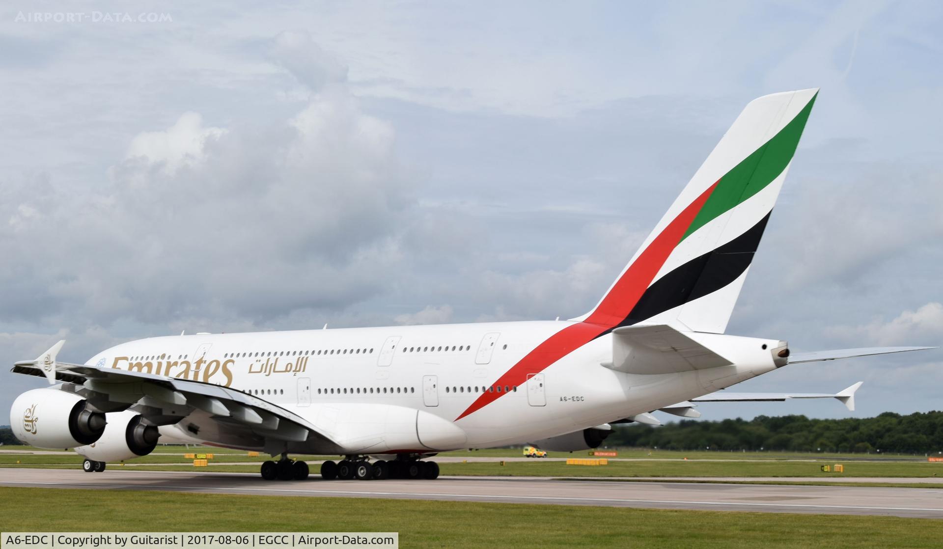 A6-EDC, 2008 Airbus A380-861 C/N 016, At Manchester