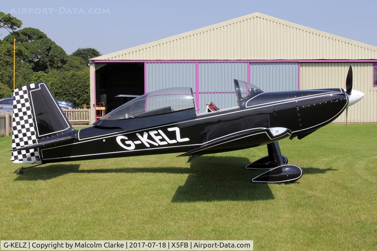 G-KELZ, 2003 Vans RV-8 C/N PFA 303-13665, Vans RV-8 at Fishburn Airfield UK, July 18th 2017.