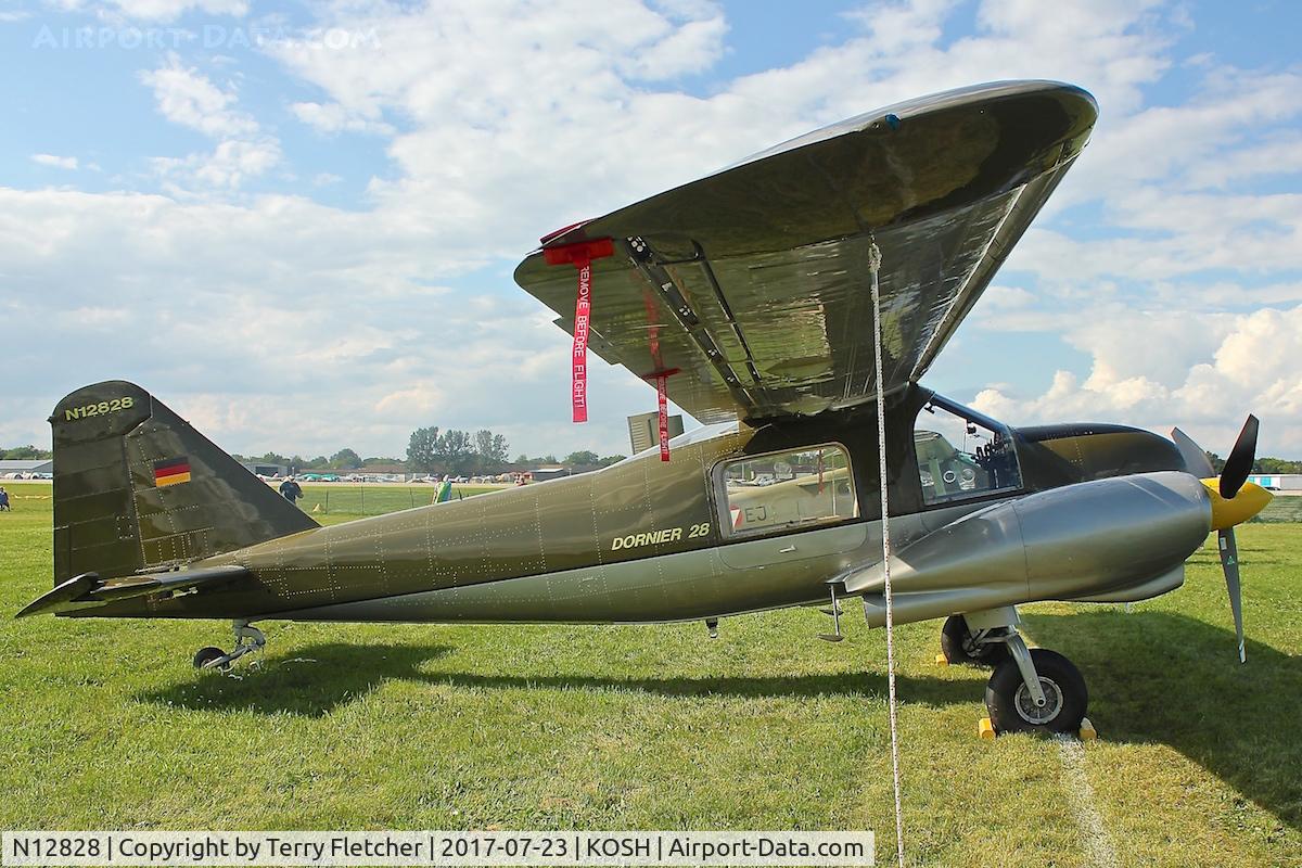 N12828, 1961 Dornier Do-28A-1 C/N 3023, At 2017 EAA Airventure at Oshkosh
