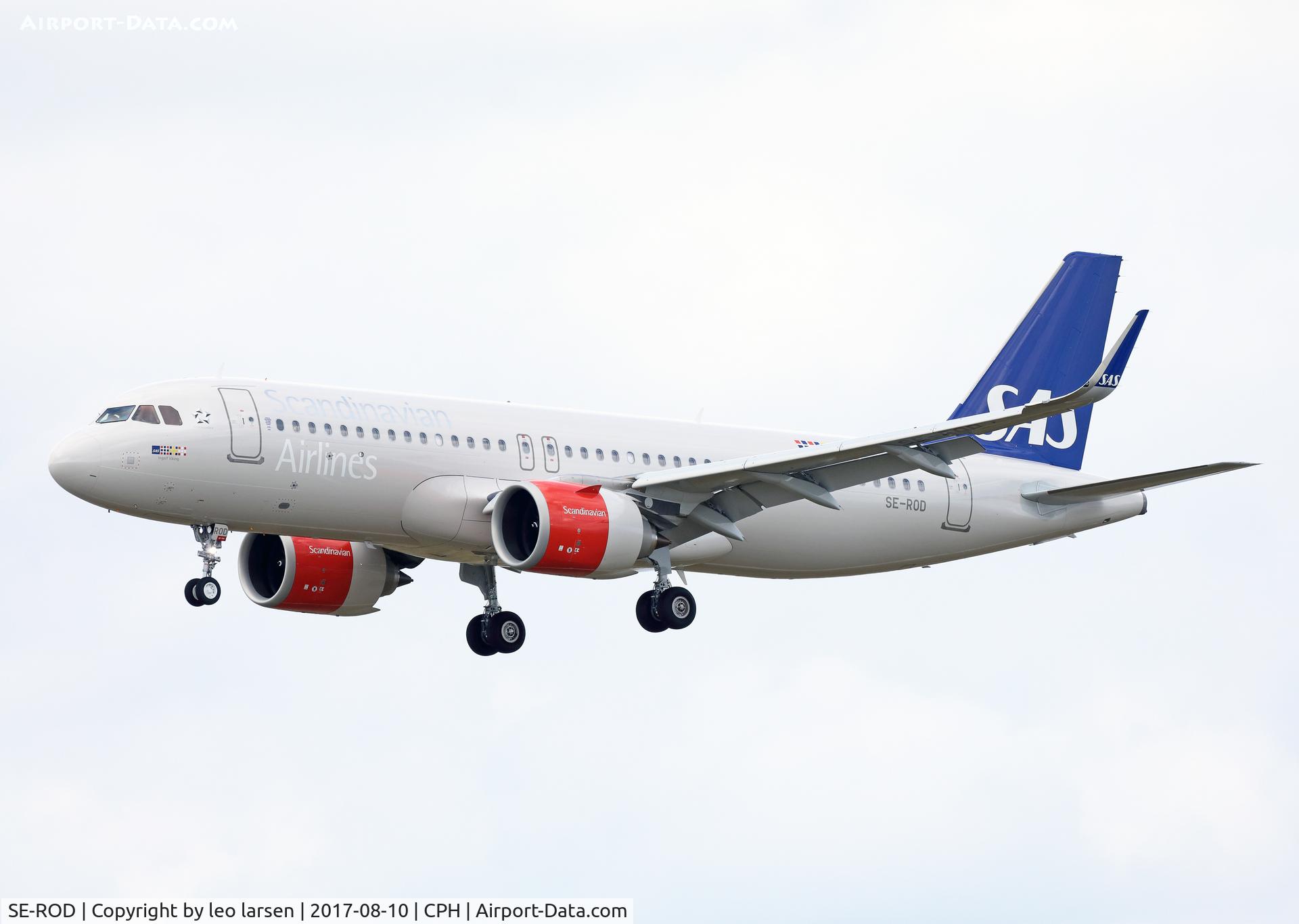 SE-ROD, 2017 Airbus A320-251N C/N 7755, Copenhagen 10.8.2017