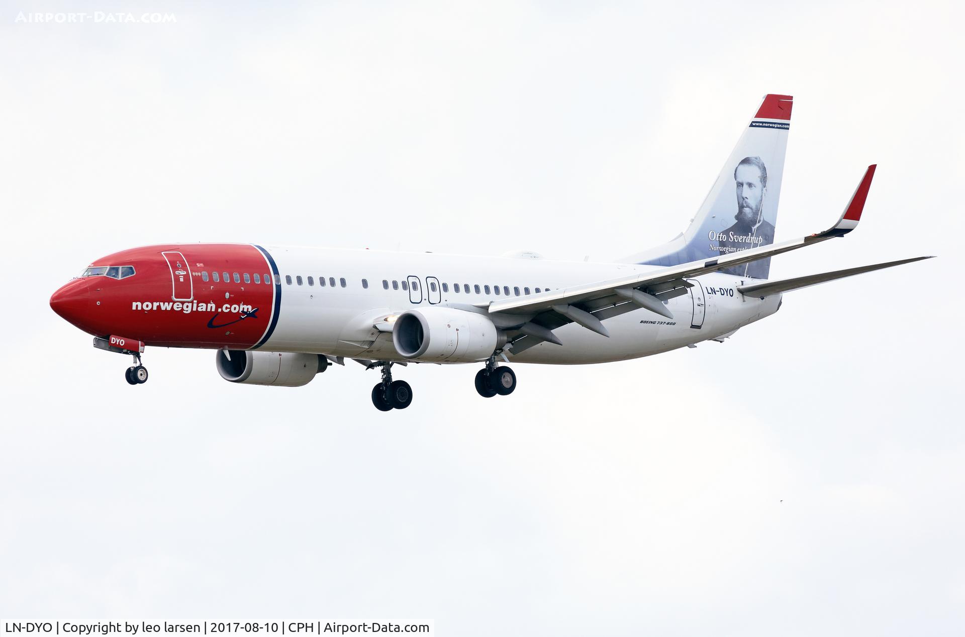 LN-DYO, 2011 Boeing 737-8JP C/N 40868, Copenhagen 10.8.2017
