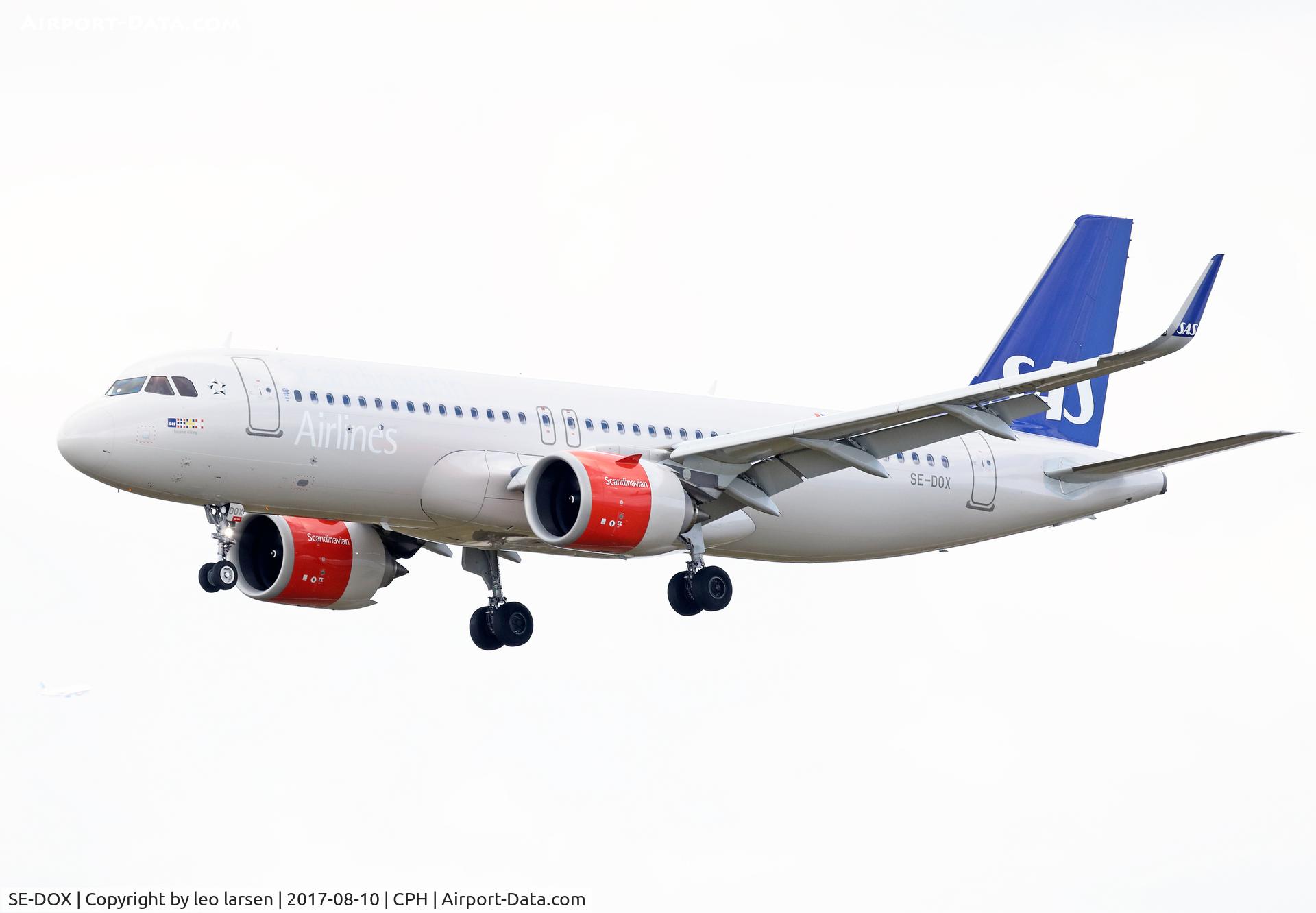 SE-DOX, 2017 Airbus A320-251N C/N 7489, Copenhagen 10.8.2017